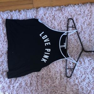 Love pink tank top